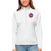 Antigua Detroit Pistons Women's Glamorous White Tribute Half Zip Top Trending now! Grab this hot jersey while you can.