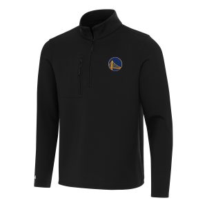 Antigua Golden State Warriors Black Admirable Insider Quarter Zip Top Customizable! Personalize this great jersey.
