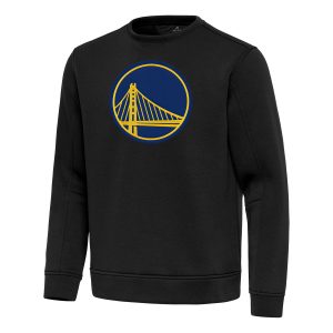 Antigua Golden State Warriors Black Relevant Exceptional Pullover Sweatshirt Limited edition! Don't miss your chance to own this unique jersey.