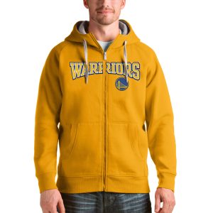 Antigua Golden State Warriors Gold Victory Full Zip Hoodie Exceptional Hurry! Exclusive offer. Get your hands on this outstanding jersey right away.