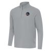 Antigua Golden State Warriors Gray Intent Quarter Zip Superb Top Be the first! Order this trendy jersey ahead of the crowd.