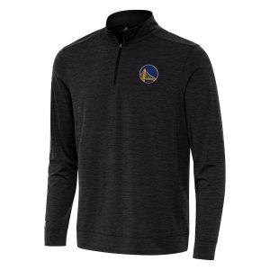 Antigua Golden State Warriors Heather Alluring Black Bright Quarter Zip Top Flash sale! Snag this great jersey at a discounted price.