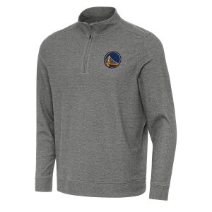 Antigua Golden State Glamorous Warriors Heather Black Subtle Quarter Zip Sweatshirt Celebrate your team! Order this commemorative jersey.