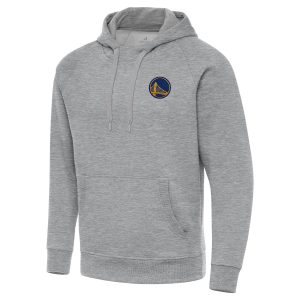 Antigua Elegant Golden State Warriors Heather Gray Big & Tall Victory Raglan Pullover Hoodie Designed for performance! Get this functional jersey.