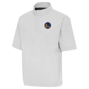 Antigua Golden State Warriors Heather Gray Brisk Quarter Zip Windbreaker Refined Unbeatable style! Get this stylish jersey now.