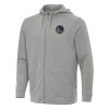 Antigua Enchanting Golden State Warriors Heather Gray Effortless Full Zip Hoodie Jacket Designed for performance! Get this functional jersey.