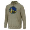 Antigua Golden State Warriors Captivating Heather Olive Cloud Pullover Hoodie Be the first! Order this trendy jersey ahead of the crowd.