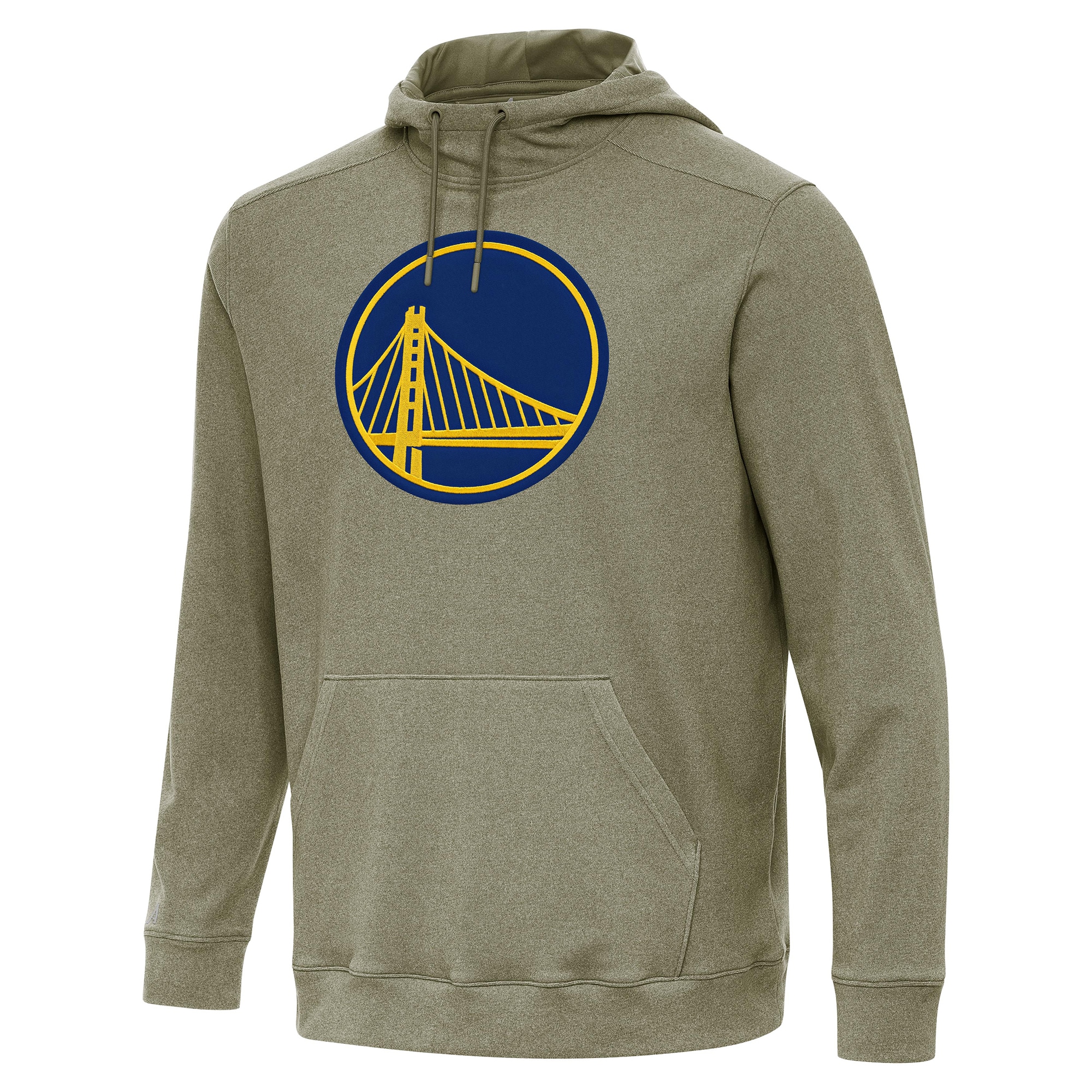 Antigua Golden State Warriors Captivating Heather Olive Cloud Pullover Hoodie Be the first! Order this trendy jersey ahead of the crowd.