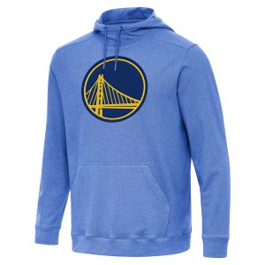 Antigua Golden State Warriors Heather Striking Royal Cloud Pullover Hoodie Enhance your game - day look! Get this fashionable jersey.