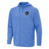 Antigua Golden State Warriors Heather Delightful Royal Effortless Full Zip Hoodie Jacket Proven quality! Invest in this reliable jersey.