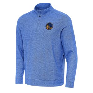 Antigua Golden State Warriors Heather Royal Subtle Quarter Zip Sweatshirt Fantastic For the true fans! Secure this authentic jersey now.