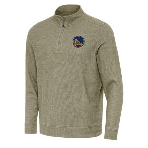 Antigua Golden State Warriors Olive Subtle Fabulous Quarter Zip Sweatshirt Limited edition! Don't miss your chance to own this unique jersey.