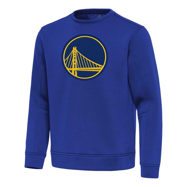Antigua Golden Top - notch State Warriors Royal Relevant Pullover Sweatshirt Collectors