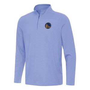 Antigua Golden State Splendid Warriors Royal Twine Quarter Zip Top Collector's item! A rare addition to any collection.