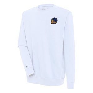 Antigua Golden State Warriors White Victory Pullover Sweatshirt Classy Customizable! Personalize this great jersey.