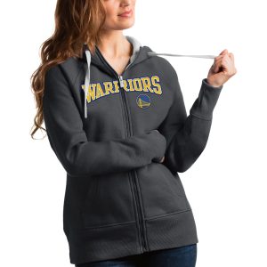 Antigua Golden State Warriors Remarkable Women's Charcoal Team Victory Full Zip Hoodie Show your dedication! Own this special jersey for your team.