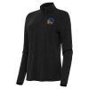 Antigua Golden Outstanding State Warriors Women's Heather Black Bright Quarter Zip Top Collectors