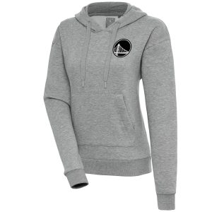 Antigua Golden State Warriors Women's Heather Gray Brushed Admirable Metallic Victory Pullover Hoodie Designed for performance! Get this functional jersey.
