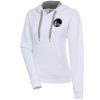 Antigua Golden State Warriors Fabulous Women's White Brushed Metallic Victory Pullover Hoodie Collectors