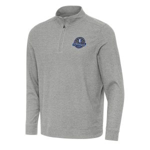 Antigua Heather Gray 2025 NBA All Star Game Subtle Quarter Zip Sweatshirt Fabulous Designed for performance! Get this functional jersey.