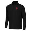 Antigua Houston Rockets Black Intent Quarter Unique Zip Top Collectors