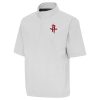 Antigua Houston Rockets Heather Gray Brisk Quarter Top - notch Zip Windbreaker Join the elite! Get this exclusive jersey.