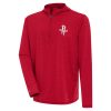 Antigua Houston Rockets Heather Red Tidy Quarter Zip Outstanding Lightweight Pullover Top Flash sale! Snag this great jersey at a discounted price.