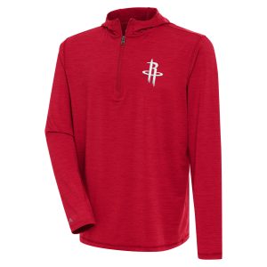 Antigua Houston Rockets Heather Red Tidy Quarter Zip Outstanding Lightweight Pullover Top Flash sale! Snag this great jersey at a discounted price.