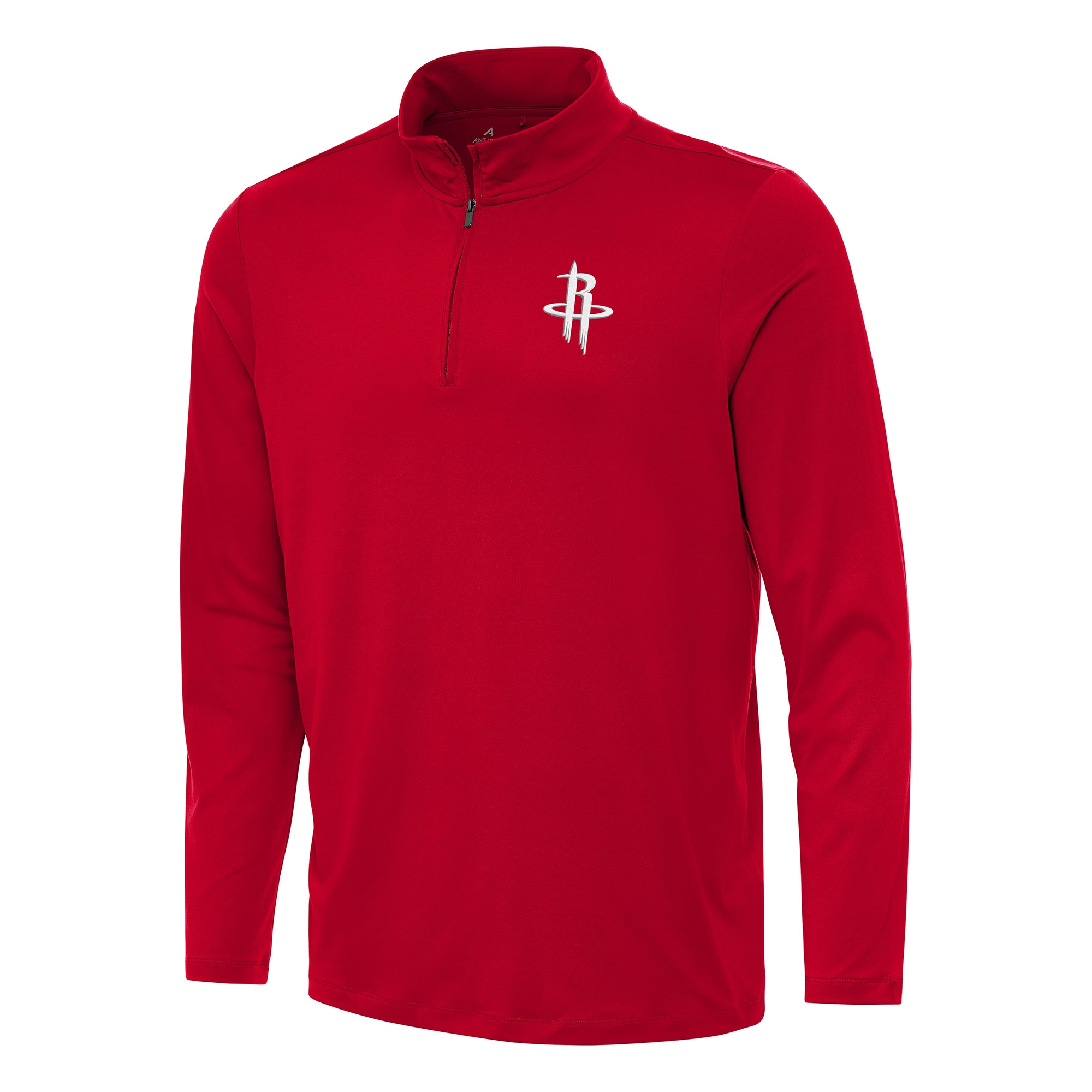 Antigua Houston Rockets Red Notable Reprocess Quarter Zip Top Upgrade your fan gear! Order this premium jersey today.