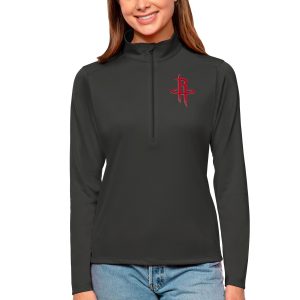 Antigua Houston Rockets Women's Charcoal Tribute Half Sophisticated Zip Top Hurry! Exclusive offer. Get your hands on this outstanding jersey right away.
