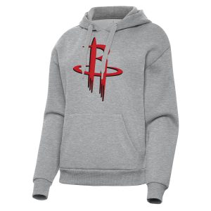 Antigua Houston Prime Rockets Women's Heather Gray Victory Pullover Hoodie Limited edition! Don't miss your chance to own this unique jersey.