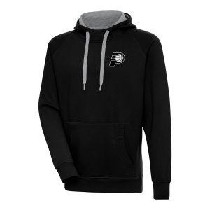 Antigua Indiana Pacers Black Metallic Logo Victory Raglan Pullover Notable Hoodie Hurry! Exclusive offer. Get your hands on this outstanding jersey right away.