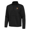 Antigua Indiana Pacers Black Twist Quarter Zip Pullover Top Alluring Collectors