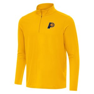 Antigua Indiana Pacers Gold Stylish Intent Quarter Zip Top Don't be left out! Get this stylish jersey and show your team pride.