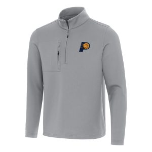Antigua Indiana Pacers Gray Insider Quarter Enchanting Zip Top Flash sale! Snag this great jersey at a discounted price.