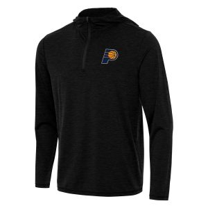 Antigua Indiana Pacers Heather Black Tidy Luxurious Quarter Zip Hoodie Be a part of the action! Get this game - ready jersey.