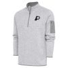Antigua Indiana Pacers Heather Gray Metallic Charming Logo Fortune Quarter Zip Jacket Team spirit! Show it off with this awesome jersey.