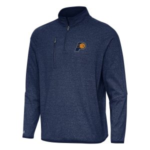 Antigua Indiana Pacers Heather Navy Certain Marvelous Quarter Zip Tri Blend Sweatshirt Proven quality! Invest in this reliable jersey.