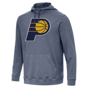 Antigua Indiana Pacers Outstanding Heather Navy Cloud Pullover Hoodie Team spirit! Show it off with this awesome jersey.