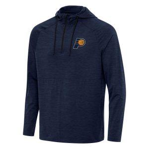 Antigua Indiana Pacers Heather Navy Spikes Raglan Quarter Zip Hoodie Distinguished For a short time only! Don't miss out on this fantastic jersey.