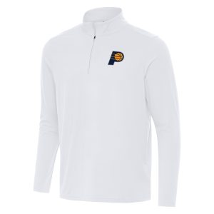 Antigua Indiana Pacers White Splendid Intent Quarter Zip Top Exclusive design! Own a jersey like no other.