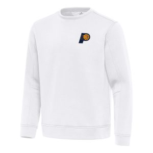Antigua Indiana Pacers White Relevant Pullover Magnificent Sweatshirt Retailers