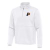Antigua Indiana Pacers White Twist Quarter Dashing Zip Pullover Top Upgrade your fan gear! Order this premium jersey today.