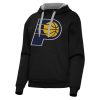 Antigua Indiana Pacers Women's Black Victory Pullover Elegant Hoodie Customizable! Personalize this great jersey.