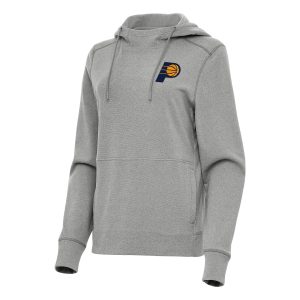 Antigua Enchanting Indiana Pacers Women's Heather Gray Justice Pullover Hoodie New arrival! Check out this fresh and exciting jersey.