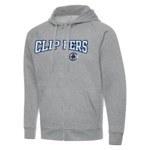 Antigua LA Clippers Heather Gray Big & Tall Victory Full Zip Hoodie Exquisite Jacket Be the first! Order this trendy jersey ahead of the crowd.
