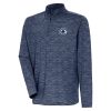 Antigua LA Clippers Magnificent Heather Navy Determined Quarter Zip Top High - demand item! Order this sought - after jersey immediately.