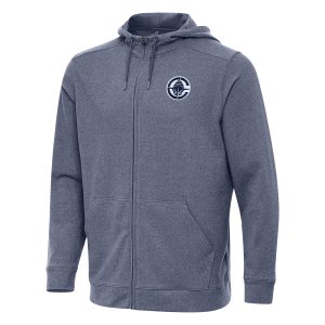 Antigua Amazing LA Clippers Heather Navy Effortless Full Zip Hoodie Jacket Enhance your game - day look! Get this fashionable jersey.