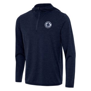 Antigua LA Sophisticated Clippers Heather Navy Tidy Quarter Zip Hoodie Don't be left out! Get this stylish jersey and show your team pride.