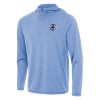 Antigua LA Clippers Heather Powder Striking Blue Tidy Quarter Zip Hoodie Upgrade your fan gear! Order this premium jersey today.